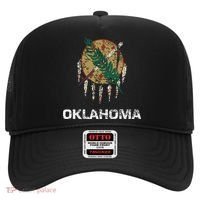 State Flag Of Oklahoma Tulsa Norman Oklahoma City Hat thumb 0