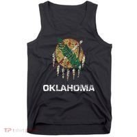 State Flag Of Oklahoma Tulsa Norman Oklahoma City Tank Top thumb 0