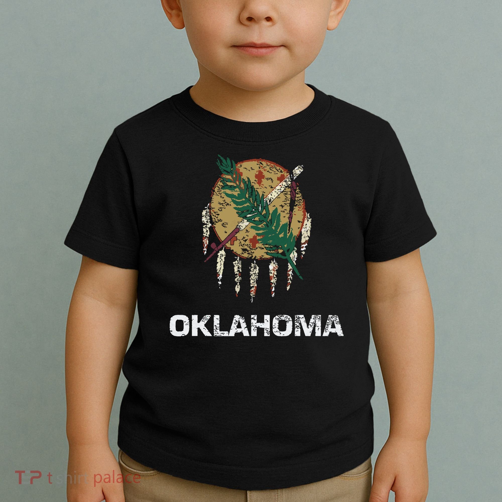 State Flag Of Oklahoma Tulsa Norman Oklahoma City Toddler T-Shirt