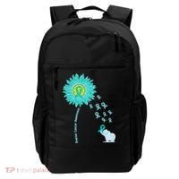 Support For Ovarian Cancer Awareness Teal Ribbon Product Backpack thumb 0