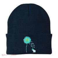 Support For Ovarian Cancer Awareness Teal Ribbon Product Beanie thumb 0