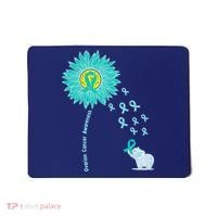 Support For Ovarian Cancer Awareness Teal Ribbon Product Mousepad thumb 0