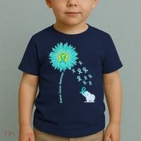 Support For Ovarian Cancer Awareness Teal Ribbon Product Toddler T-Shirt thumb 2