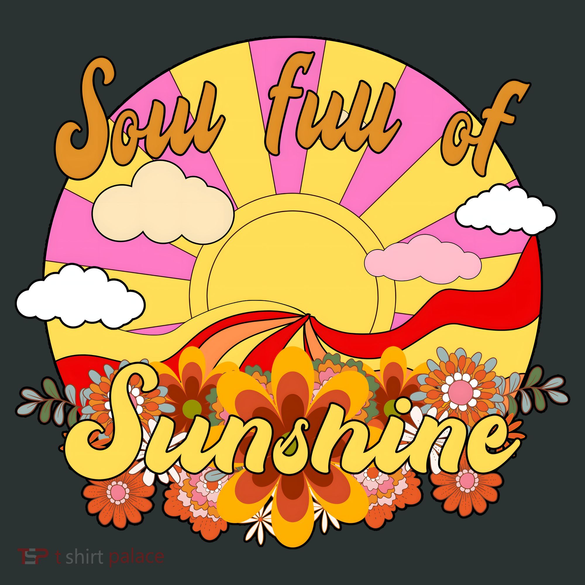 Soul Full Of Sunshine Retro Vintage T-Shirt