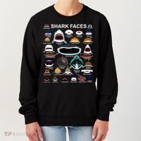 Shark Faces Of All Kinds Women's Sweatshirt thumb 0