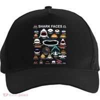 Shark Faces Of All Kinds Five-Panel Snapback Cap thumb 0