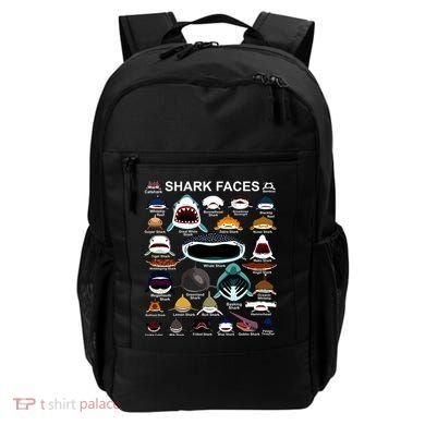 Shark Faces Of All Kinds Backpack