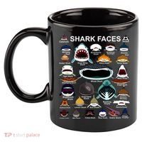 Shark Faces Of All Kinds 11oz C Handle Ceramic Mug thumb 2