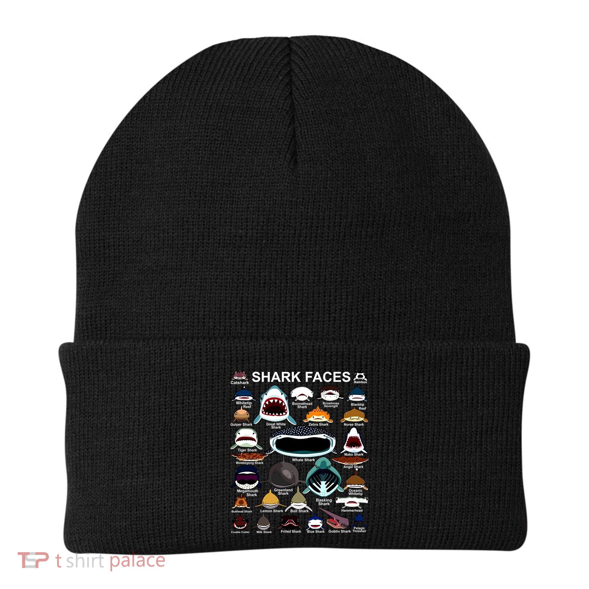 Shark Faces Of All Kinds Beanie
