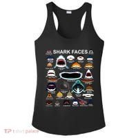 Shark Faces Of All Kinds Ladies PosiCharge Competitor Racerback Tank thumb 0