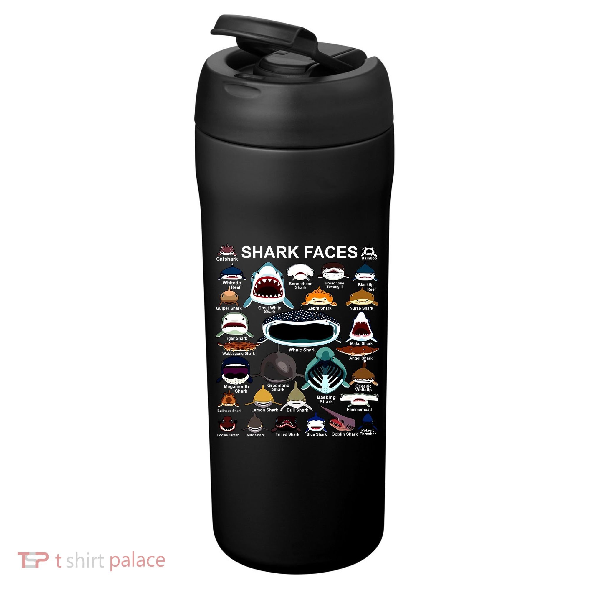 Shark Faces Of All Kinds 24oz Duet Stainless Steel Tumbler