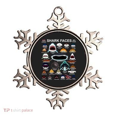 Shark Faces Of All Kinds Ornament