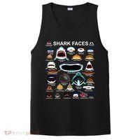 Shark Faces Of All Kinds PosiCharge Competitor Tank thumb 0