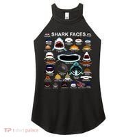 Shark Faces Of All Kinds Women's Perfect Tri Rocker Tank thumb 0