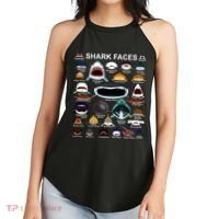 Shark Faces Of All Kinds Women's Perfect Tri Rocker Tank thumb 2