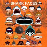 Shark Faces Of All Kinds Kati Licensed 12" Camo Cuffed Beanie thumb 2