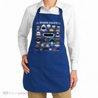 Shark Faces Of All Kinds Apron thumb 2