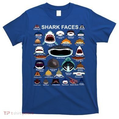 Shark Faces Of All Kinds T-Shirt