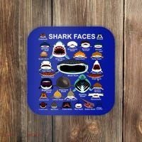 Shark Faces Of All Kinds Coaster thumb 0