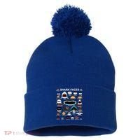 Shark Faces Of All Kinds Pom Pom 12in Knit Beanie thumb 0