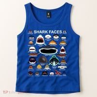Shark Faces Of All Kinds Tank Top thumb 2