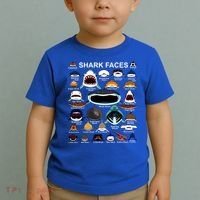 Shark Faces Of All Kinds Toddler T-Shirt thumb 2