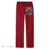 Shark Faces Of All Kinds Men's Flannel Plaid Pajama Pants thumb 0