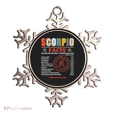 Scorpio Facts October November Birthday Zodiac Sign Gift Ornament