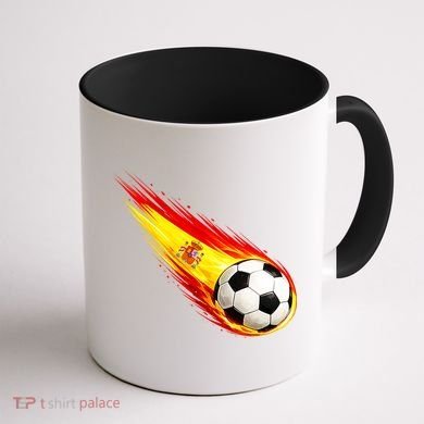 Spain Flag Pride Heritage Soccer Fan Coffee Mug back