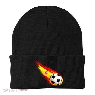 Spain Flag Pride Heritage Soccer Fan Beanie