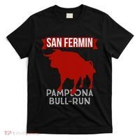 San Fermin Pamplona Bull Run Spain Bull Fighting Festival T-Shirt thumb 0