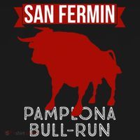San Fermin Pamplona Bull Run Spain Bull Fighting Festival T-Shirt thumb 7