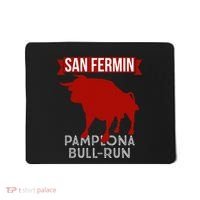 San Fermin Pamplona Bull Run Spain Bull Fighting Festival Mousepad thumb 0