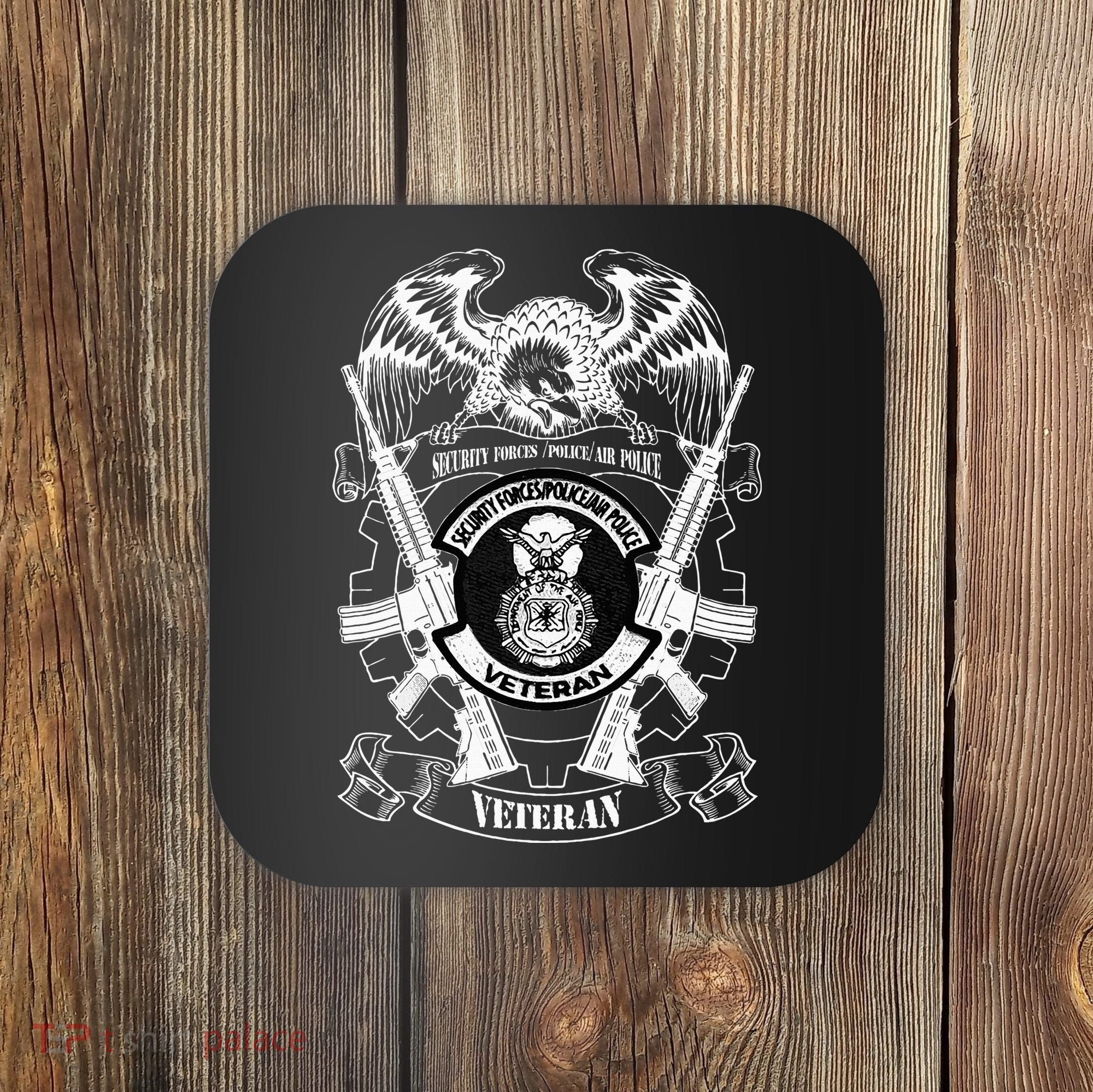 Security Forces Police Air Police Veteran Coaster