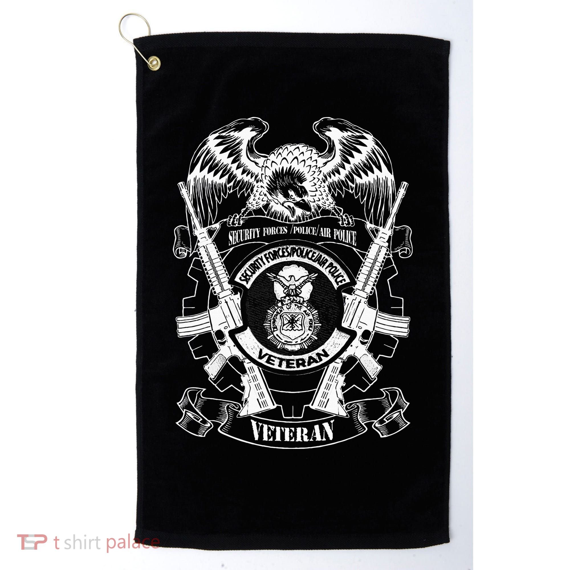 Security Forces Police Air Police Veteran Golf Towel
