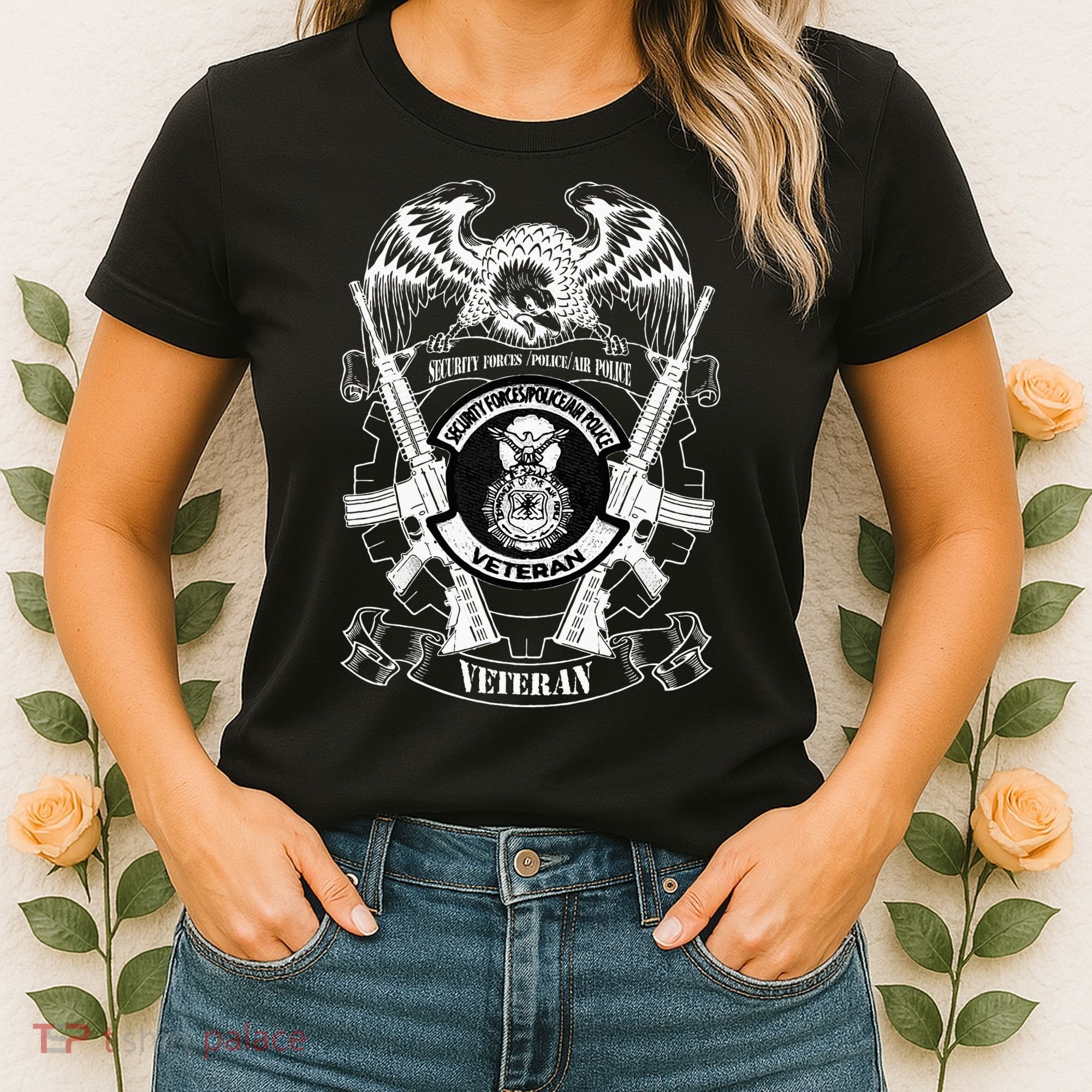 Security Forces Police Air Police Veteran Women's T-Shirt