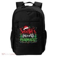 SantaS Favorite Pharmacist Christmas Nursing Santa Hat Gift Backpack thumb 0