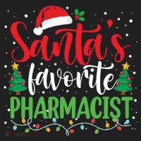 SantaS Favorite Pharmacist Christmas Nursing Santa Hat Gift Beanie thumb 2