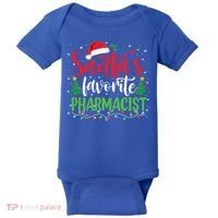 SantaS Favorite Pharmacist Christmas Nursing Santa Hat Gift Baby Bodysuit thumb 0