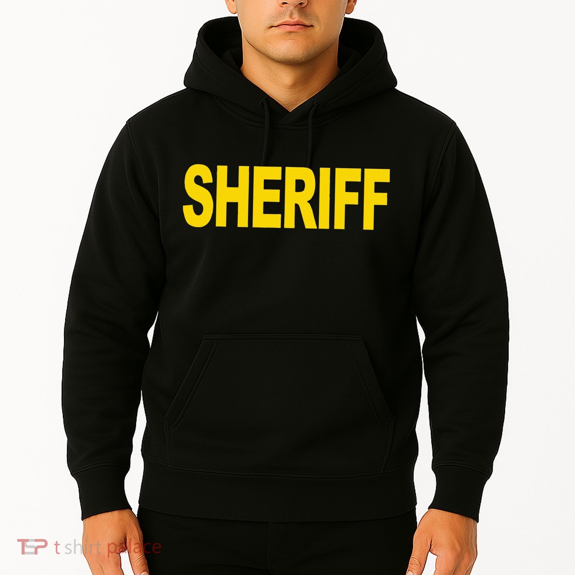 Sheriff Front Print Law Enforcement Clothing Hoodie