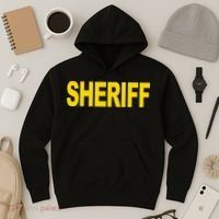 Sheriff Front Print Law Enforcement Clothing Hoodie thumb 3