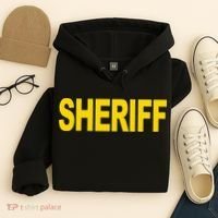 Sheriff Front Print Law Enforcement Clothing Hoodie thumb 4