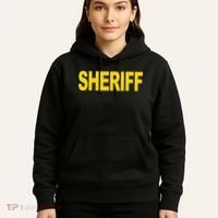 Sheriff Front Print Law Enforcement Clothing Hoodie thumb 5