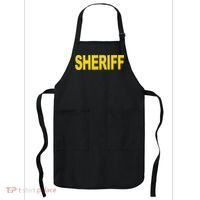 Sheriff Front Print Law Enforcement Clothing Apron thumb 0