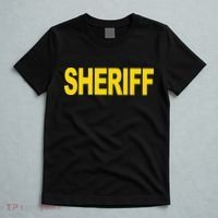 Sheriff Front Print Law Enforcement Clothing T-Shirt thumb 5