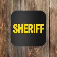 Sheriff Front Print Law Enforcement Clothing Coaster thumb 0