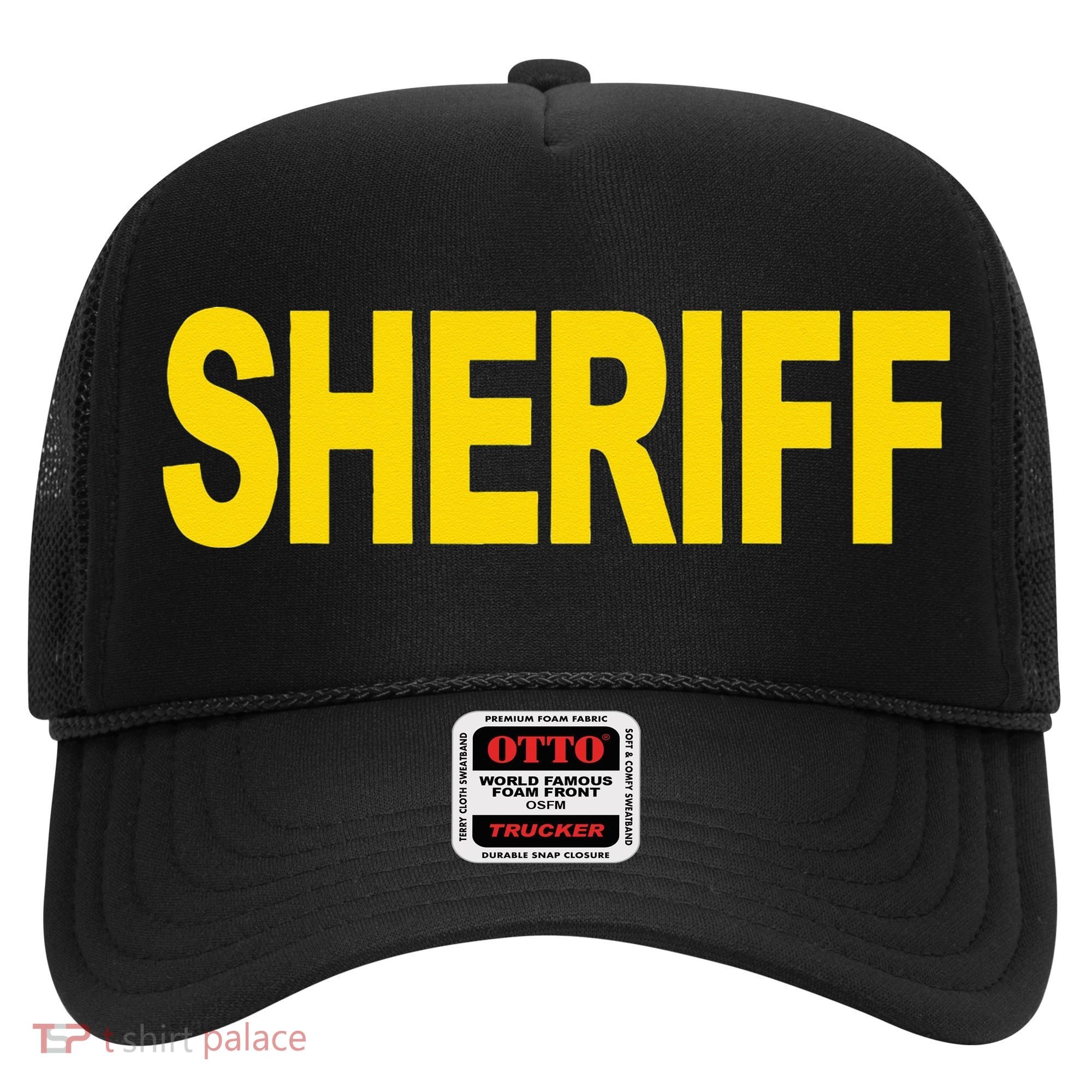 Sheriff Front Print Law Enforcement Clothing Hat