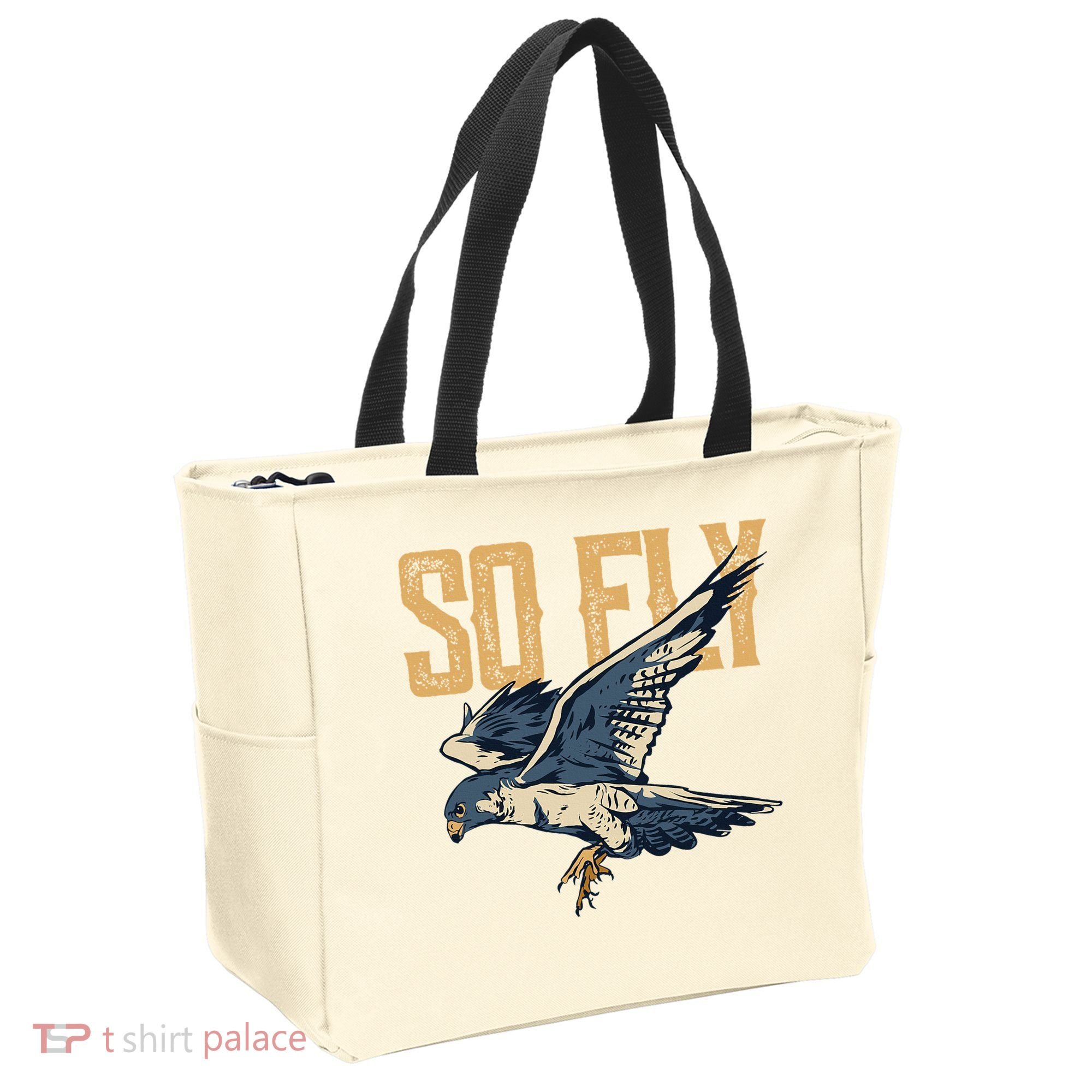 So Fly Peregrine Falcon Birding Ornithologists Tote Bag