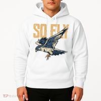 So Fly Peregrine Falcon Birding Ornithologists Hoodie thumb 2