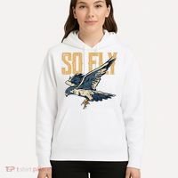 So Fly Peregrine Falcon Birding Ornithologists Hoodie thumb 5